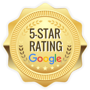 google 5-star rating badge